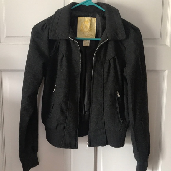 Charcoal Bomber Jacket - Picture 3 of 6